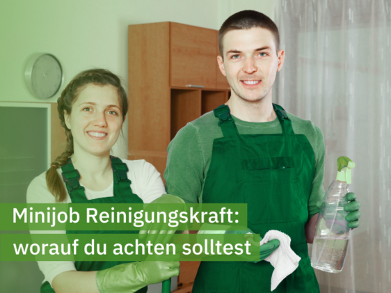 Minijob als Reinigungskraft